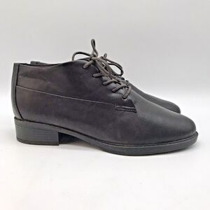 Easy Spirit Lidia Chukka Boot Women's 8.5 W Brown Leather Lace Up Oxford Boots